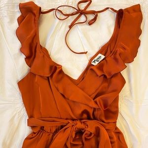 Burnt Orange Show Me Your Mumu Bridesmaid Dress